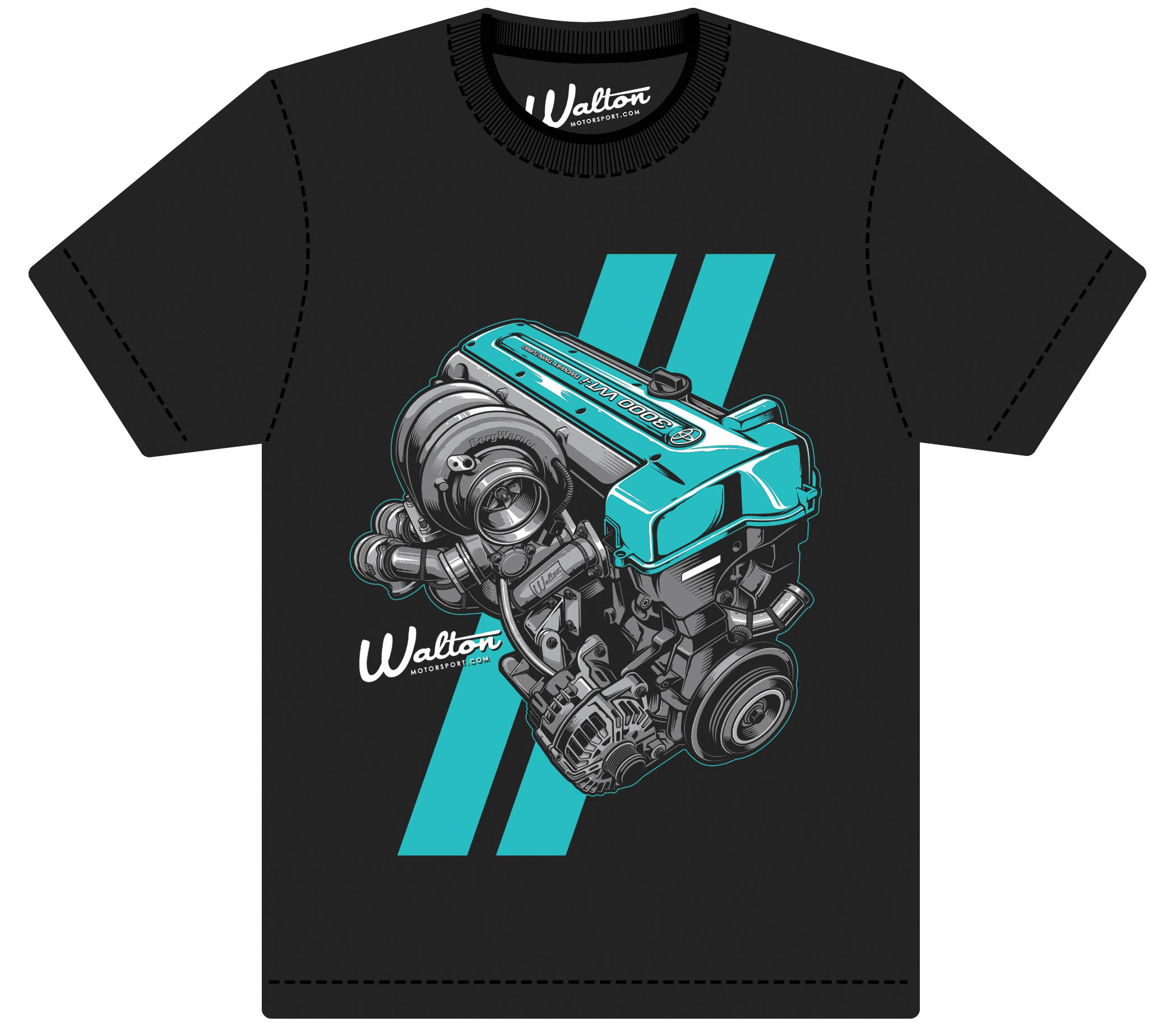 Walton Motorsprot 2JZ T-Shirt