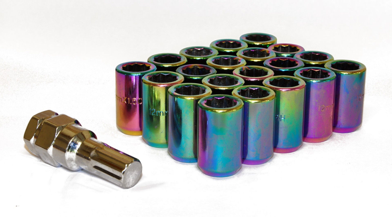 Tuner Wheels Nuts Neochrome