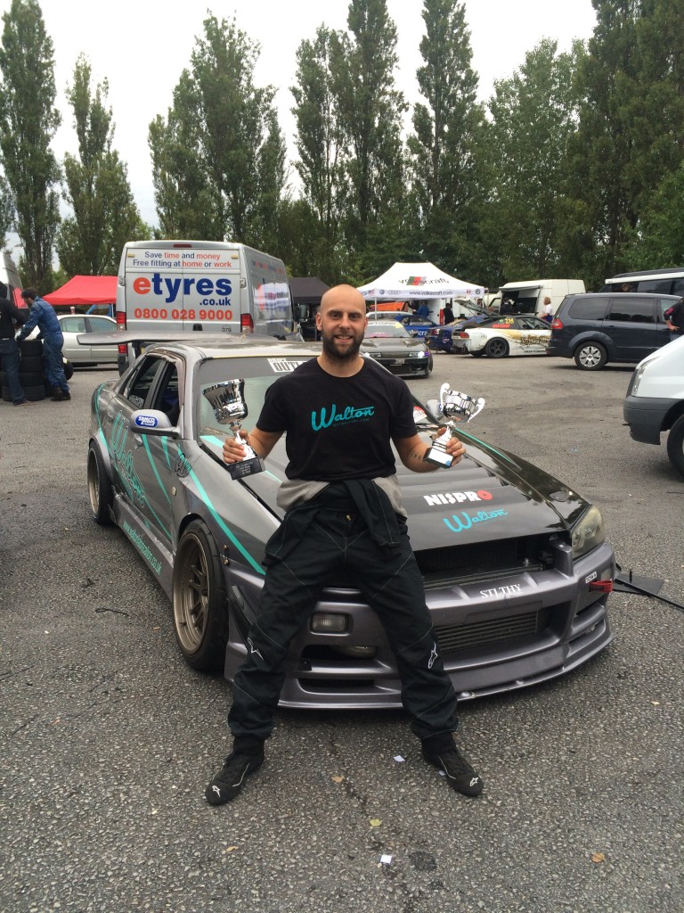 Lee Barker with 1st Place at Drift Outlaws Rd3 and Series 2nd Overall