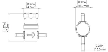 Turbosmart Boost Tee Boost Controller Technical Drawing