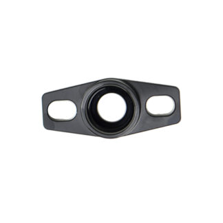 Turbosmart Billet Turbo Drain adapter with Silicon O-ring. 38 - 44mm slotted hole centre - small frame universal fit.